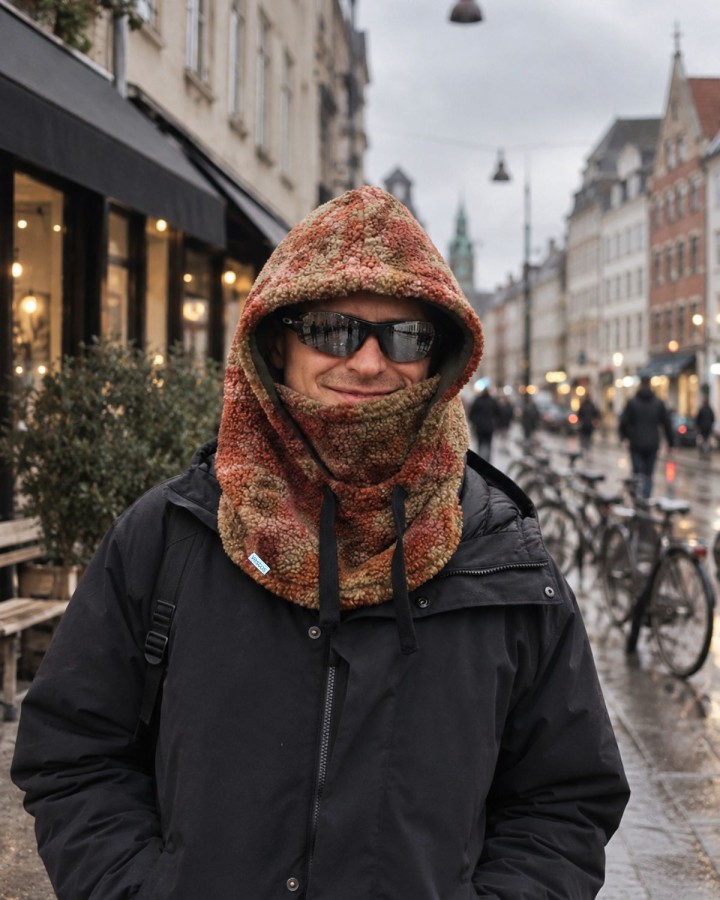 Dviguba balaclava Tedy CAMO Dviguba balaclava Tedy CAMO