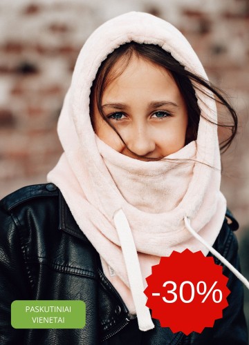 GOBTUVAS balaclava kreminis