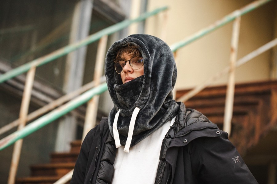 GOBTUVAS balaclava pilkas