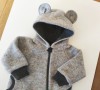 Vilnonis kombinezonas Grey Wool Baby Bear