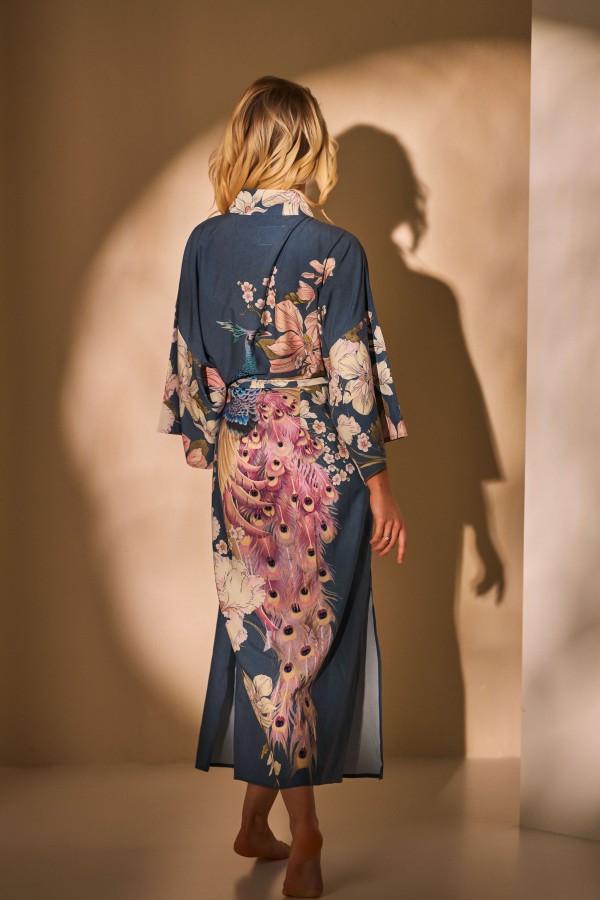 Kimono chalatas NAUJA DIENA- kakavinis