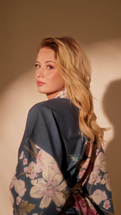 Kimono chalatas NAUJA DIENA- kakavinis