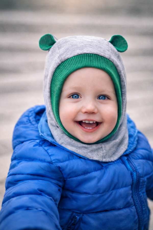 MEDVILNINIS ŠALMUKAS Grey - Green Bear 46-48-50-52-54