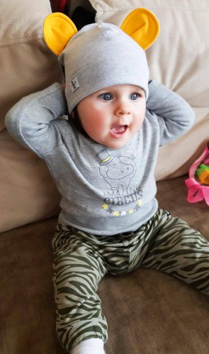 Geltona meškio kepurė - Yellow Bear