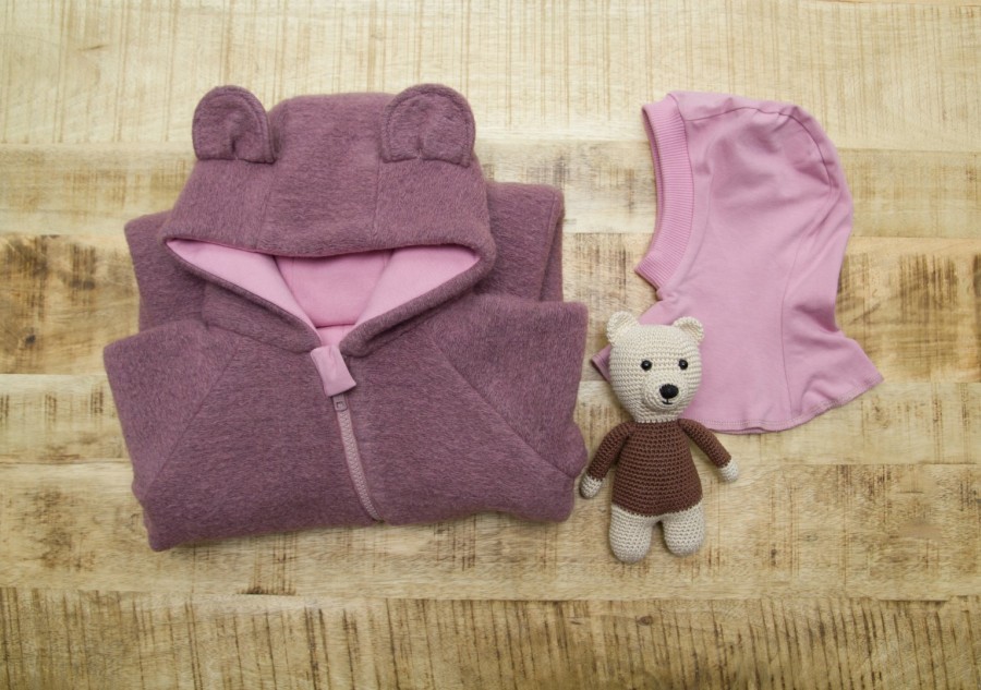 Ash Pink Baby Wool Bear