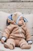 Vilnonis kombinezonas- Cream Baby Wool Bunny
