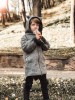 Vilnonis paltukas berniukui Grey Fox
