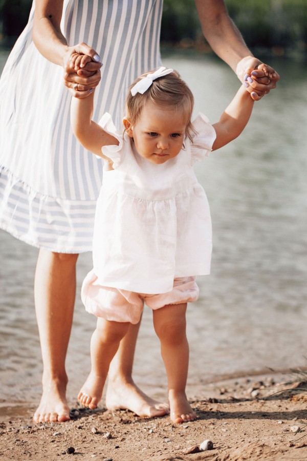 Lininis komplektukas - VASARA su kaspinu