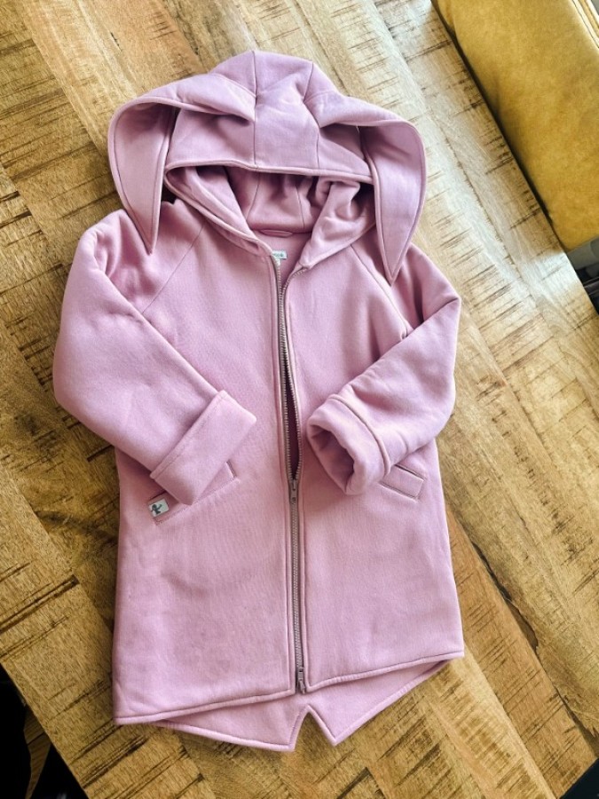 Medvilninis kiškio paltukas dydis 6-7 metai ir 7-8 metai