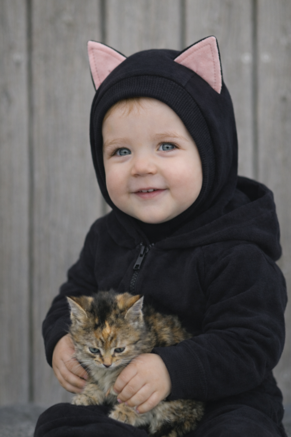 Pavasarinis JUODAS kačiuko šalmukas