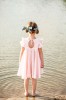 Lininė suknelė PRINCESIŲ VASARA - rožinė