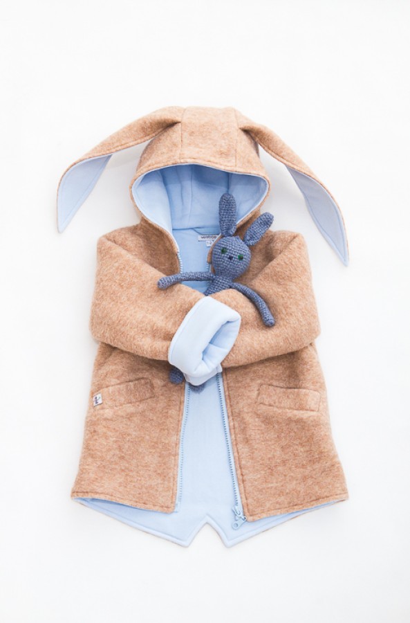 Vilnonis paltukas Sky Blue Bunny