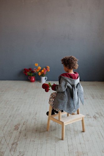 Vilnonis kiškio paltas dydis 6-7 metai