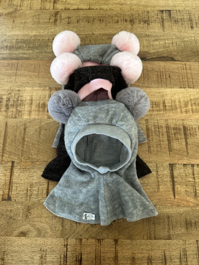 VILNONIS ŠALMAS su bumbulais 50 dydis