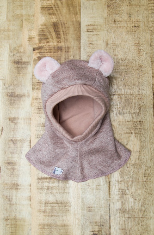 VILNONIS ŠALMAS kakavinis meškiukas tik 46 dydis